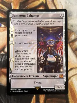 Summon: Bahamut #0001 (Regular) MTG Final Fantasy English - Pack Fresh NM 🔥 - Image 1