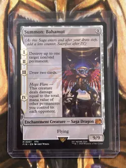 Summon: Bahamut #0001 (Regular) MTG Final Fantasy English - Pack Fresh NM 🔥 - Image 3