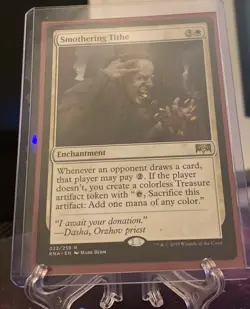 MTG Near Mint Smothering Tithe Ravnica Allegiance 22/259 Regular Rare - Image 2