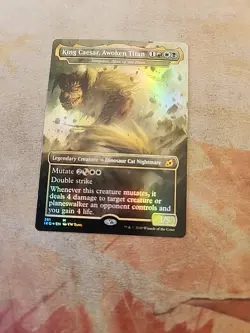 King Caesar, Awoken Titan-Snapdax, Apex Of The Hunt Foil Ikoria Lair Of... - Image 1