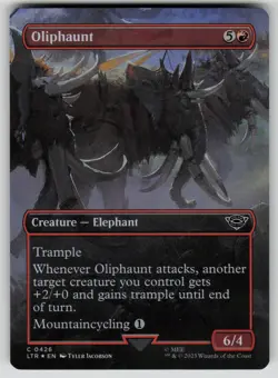 Oliphaunt (Borderless) Foil C The Lord of the Rings 426 NM - Image 1