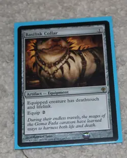 MTG - Basilisk Collar | AFC | Rare | Regular | 199/2021 | NM - Image 1