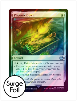 1x Phoenix Down, Surge Foil, Final Fantasy, Magic MTG NM - Image 1