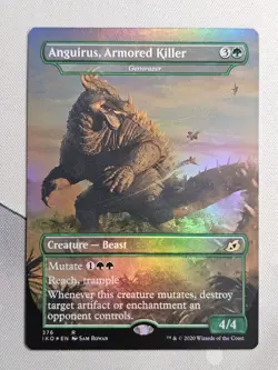 MTG Anguirus, Armored Killer Gemrazer Foil Ikoria: Lair of Behemoths LP - Image 1