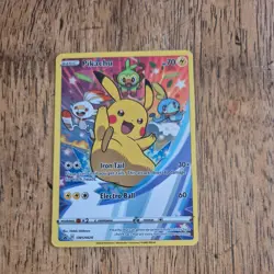 Pokemon TCG Pikachu Sword & Shield Swsh020 Holo Promo - Image 1