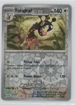 Farigiraf Reverse Foil Pokemon SV02: Paldea Evolved #155 - Image 1
