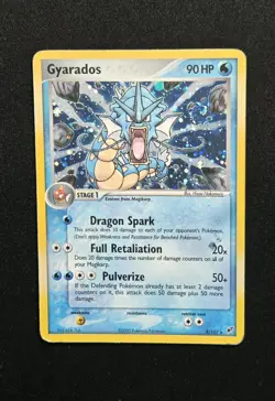 Gyarados 8/107 Swirl Holo Rare 2005 EX Deoxys Pokemon MP - Image 1