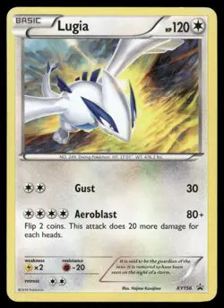 Pokemon Cards Lugia XY156 XY Promo Holo Promo LP - Image 1