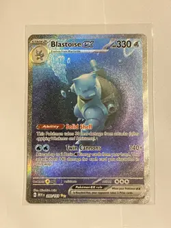 Pokemon TCG Blastoise EX Sir 200/165 Scarlet & Violet 151 - Image 1