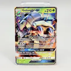Pokemon TCG Golisopod GX Burning Shadows 17/147 Holo Ultra Rare NM - Image 1