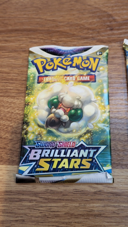4x Pokemon TCG Sword & Shield Brilliant Stars Packs Unopened Factory Sealed - Image 2