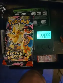 EXTREMELY HEAVY 22.659g Ascended Heroes Pokemon Booster Pack - Image 1