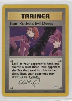 Team Rocket's Evil Deeds Pokemon Neo Destiny #103 2002 - Image 1