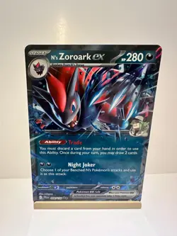 N's Zoroark ex 098/159 Double Rare Journey Together Pokemon Near Mint - Image 1