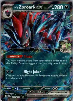 N's Zoroark ex 098/159 Holo - Journey Together NM - Pokemon TCG - Image 1