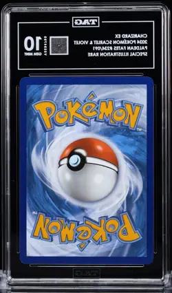 Pokemon 2024 Charizard ex 234/091 Tera SIR Paldean Fates GEM MINT TAG 10 💎🔥 - Image 2