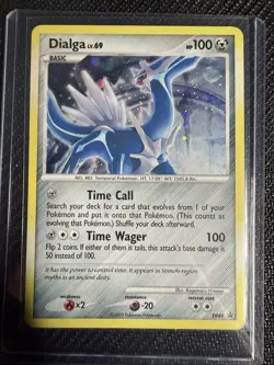 Pokemon TCG Dialga LV.69 DP49 Holo Rare Black Star Promo DP Promos - Image 1