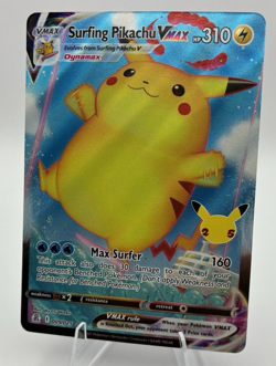 Surfing Pikachu VMAX, Pokemon Near Mint, Celebrations, Ultra Rare, 9/25 - Image 3
