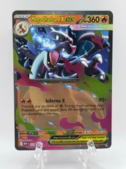 Mega Charizard X Ex Ascended Heroes Black Star Promo Holo Foil #29 Pokemon NM - Image 1