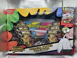 Pokemon Ascended Hero’s Premium Poster Collection Mega Gardevoir. Sealed! InHand - Image 1