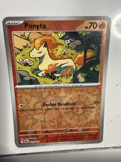 Pokemon Ponyta 029/182 | Reverse Holo | SV10 Destined Rivals | NM - Image 4