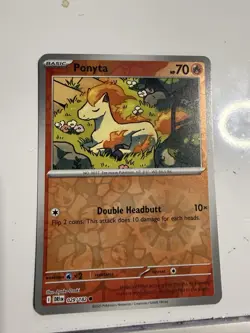 Pokemon Ponyta 029/182 | Reverse Holo | SV10 Destined Rivals | NM - Image 5