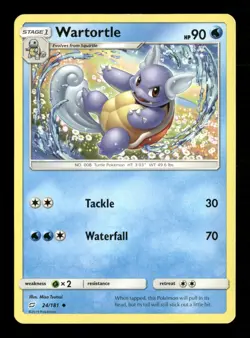 Wartortle Team Up 24/181 Pokemon Moderately Played Misa Tsutsui - Image 1