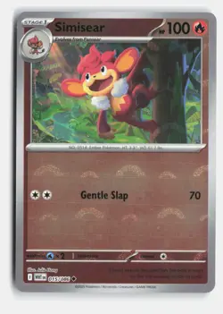 Simisear (Poke Ball Pattern) 015/086 SV: White Flare Uncommon Pokemon NM - Image 1
