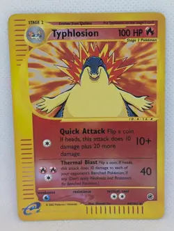 Typhlosion 064/165 Expedition Base Set Reverse Holo Rare Pokemon TCG Nintendo LP - Image 1