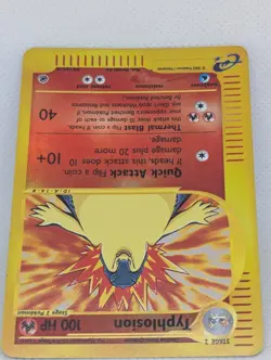 Typhlosion 064/165 Expedition Base Set Reverse Holo Rare Pokemon TCG Nintendo LP - Image 4