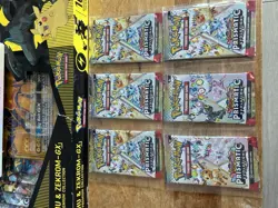 Pokemon Prismatic Evolutions Booster Pack Sealed In Sleeve (LOT OF 6) - Image 2