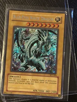 Yugioh TCG Blue Eyes White Dragon Ultra Rare BPT-009 - Image 1