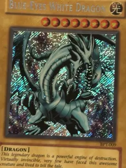 Yugioh TCG Blue Eyes White Dragon Ultra Rare BPT-009 - Image 2