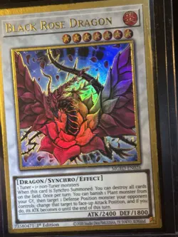 Yugioh TCG Black Rose Dragon Ultra Rare First Edition EN026 - Image 5