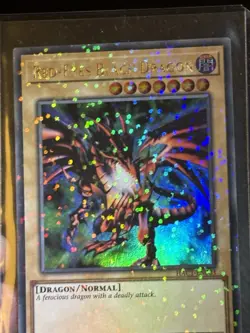 Yugioh TCG Red Eyes Black Dragon Ultra Rare First Edition EN003 - Image 3