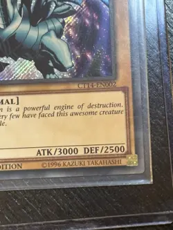 Yugioh TCG Blue Eyes White Dragon Ultra Rare Limited Edition EN002 - Image 4