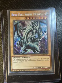 Yugioh TCG Blue Eyes White Dragon Ultra Rare Limited Edition EN002 - Image 5