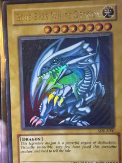 Yugioh TCG Blue Eyes White Dragon Ultra Rare A001 - Image 5