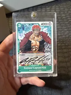 *AUTO* English Dub Justin Cook Eustass"Captain"Kid (Promotion Pack 2022) P-003 - Image 1