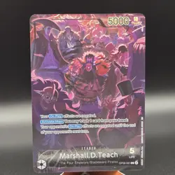 Marshall.D.Teach (English Version 2nd Anniversary Set) OP09-081 One Piece... - Image 1