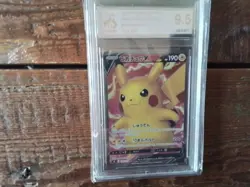 Pokemon Cards promo sr ar pikachu v x vmax secret 104/100 ex graded art card b40 - Image 1
