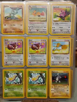 Pokemon- TCG Trading Cards Bulk lot 1999-2000 Jungle Fossil Base 520 + Cards NM - Image 1