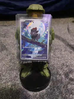 Pokemon Zorua 142/086 Sv: White Flare Illustration Rare Holo Card English - Image 1