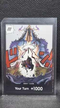 Bandai One Piece CCG Don!! Card Kaido Royal Blood Alt Art Foil Your Turn +1000 - Image 1