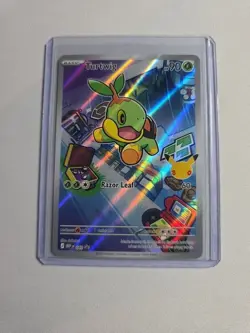 Pokemon TCG First (1st) Partner Card - Turtwig #40 Black Star Promo - Image 1
