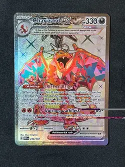 Charizard EX Obsidian Flames Card 215/197 Near Mint Mint Condition - Image 1