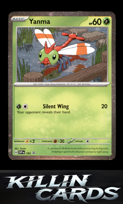 Yanma - 185 185 Pokemon Promo SV: Scarlet & Violet Promo Cards Card NM - Image 1