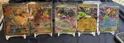 Pokemon Mega Kangaskhan EX, Mawile EX, Zygarde EX, Starmie EX 5 Holo Card Lot - Image 1