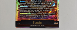 Gogeta Foil SCR Dual Evolution Dragon Ball Super ccg card game - Image 3