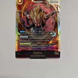 Gogeta Foil SCR Dual Evolution Dragon Ball Super ccg card game - Image 4